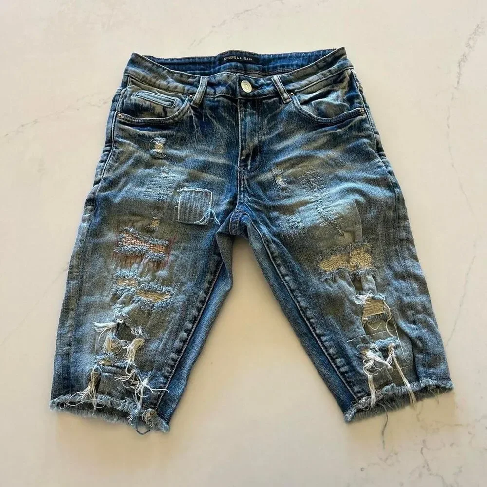 Unbranded Men's Blue and Navy Shorts
